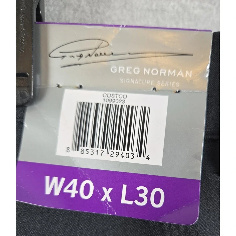 Greg Norman Ultimate Travel Pants 40x30 Luxury Performance Stretch Golf NEW